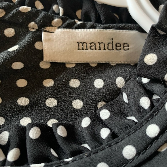 Ladies XL Mandee polka dot top - Picture 3 of 4